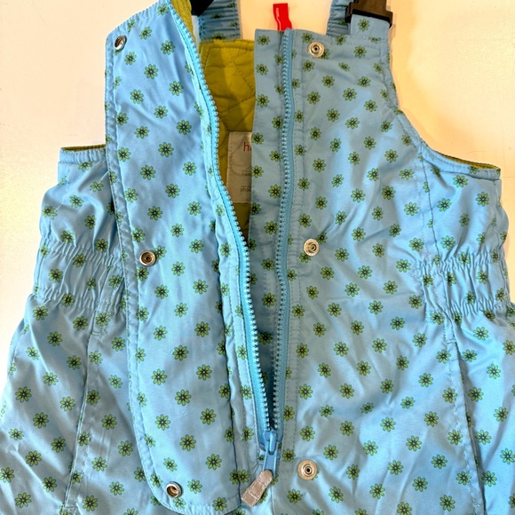 Hanna Andersson Winterwear Snow Overalls - Size 100 Girls US 4 Floral Print - Picture 14 of 16